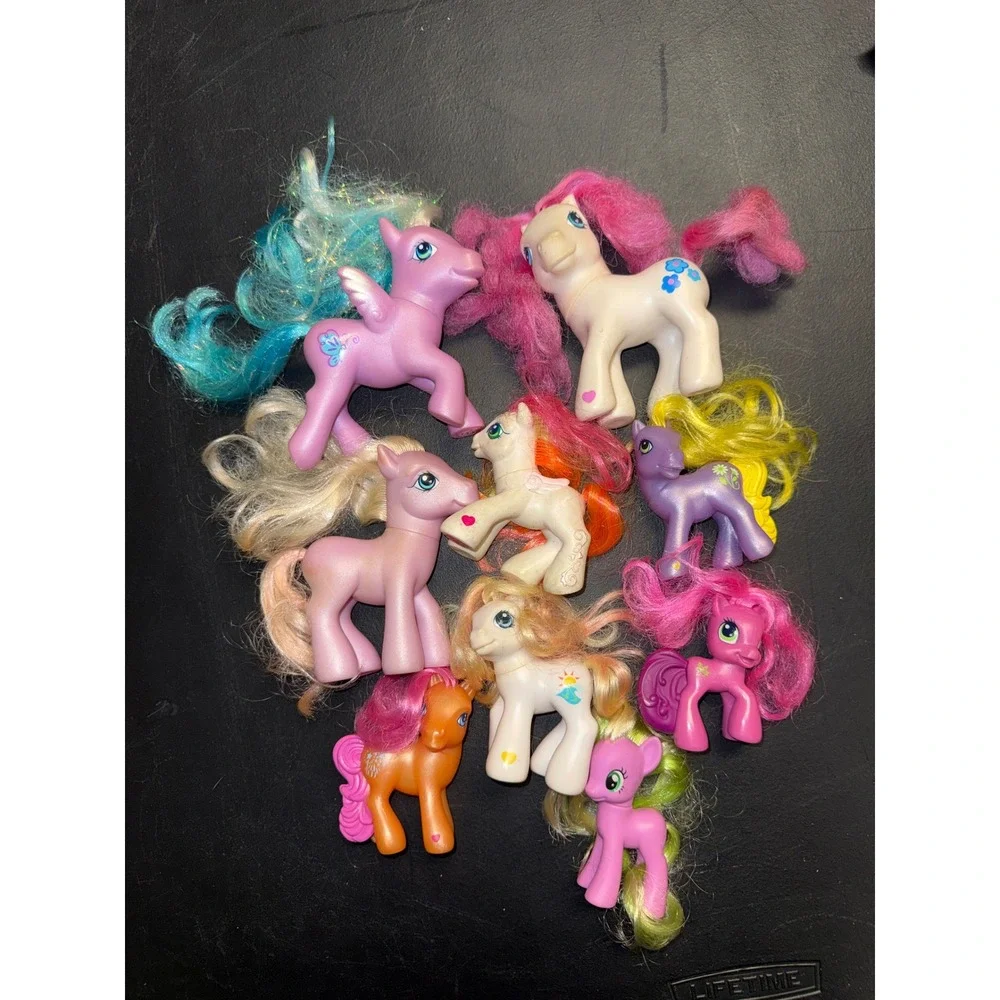 My Little Pony G3 G4 Figure Lot Hasbro Skywishes Pinkie Pie Sunny Daze 9pc